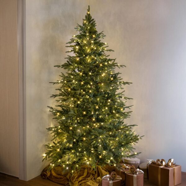 albero di natale cervino 230 cm con 600 led – 1026 punte pvc e pe (copia)