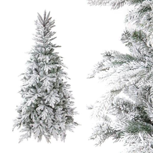 albero di natale cervino innevato 260 cm – 1378 rami in pvc (copia)