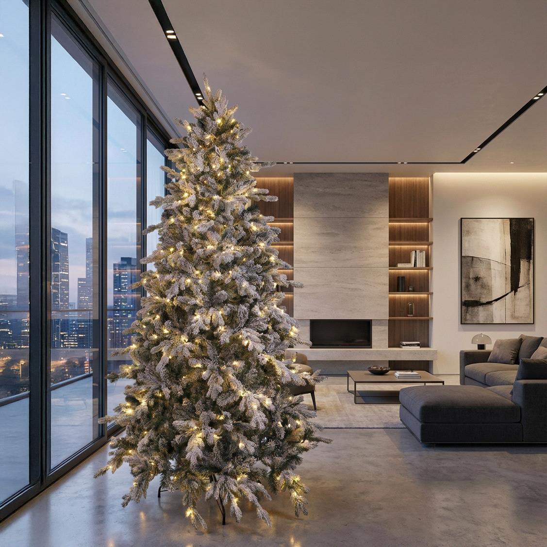 albero di natale cervino innevato 200 cm con 450 led – 746 punte (copia)