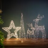 stella di natale luminosa in metallo con 600 led per esterno – 39 x 39 cm (copia)