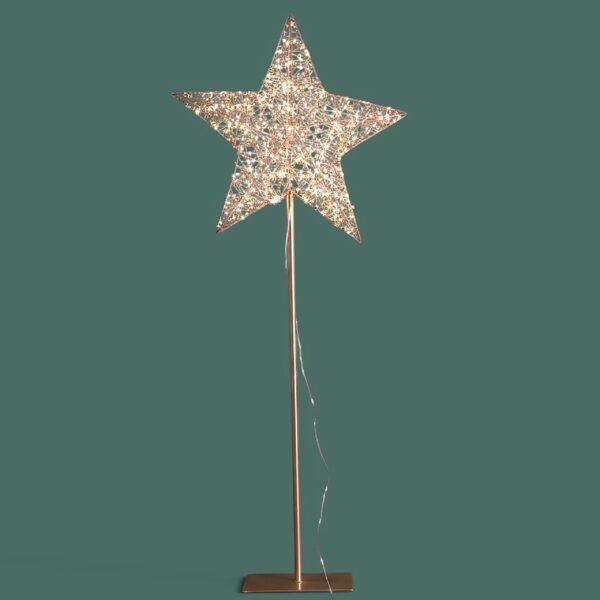 stella di natale luminosa con base in metallo e 150 led a luce calda – 76 cm (copia)