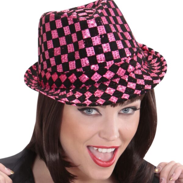 Cappello da Gangster con Paillettes