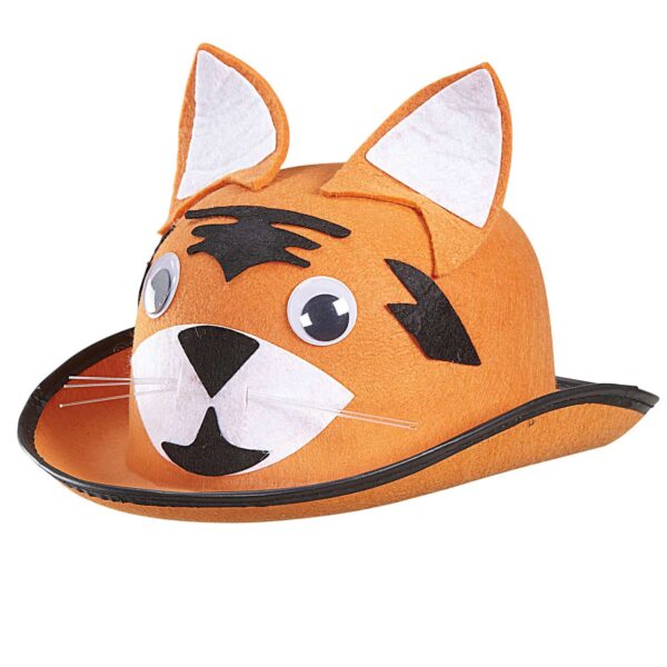 Cappello Bombetta Arancione Da Volpe