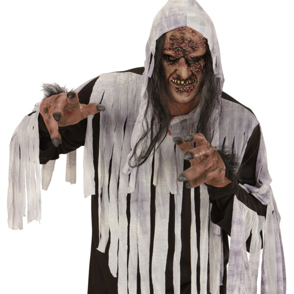 Maschera da Zombie Marcio con Capelli