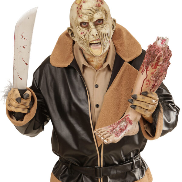 Maschera da Zombie Bocca Aperta