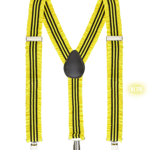 Bretelle Giallo e Nere Fluorescenti