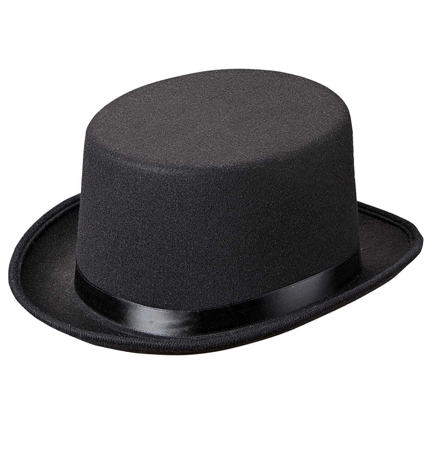 Cilindro Nero in Feltro