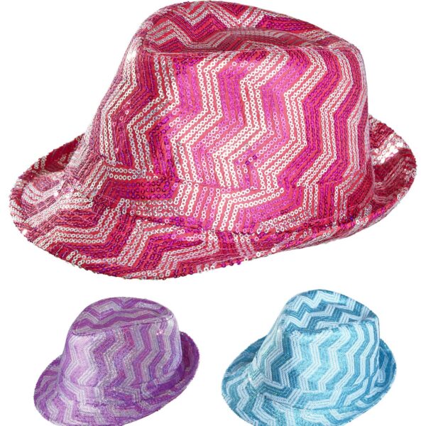 Cappello da Gangster in Paillette