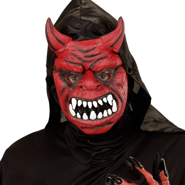 Maschera da Diavolo con Cappuccio