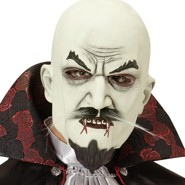 Maschera da Vampiro con Baffi e Pizzetto