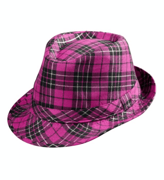 Cappello da Scozzese Rosa