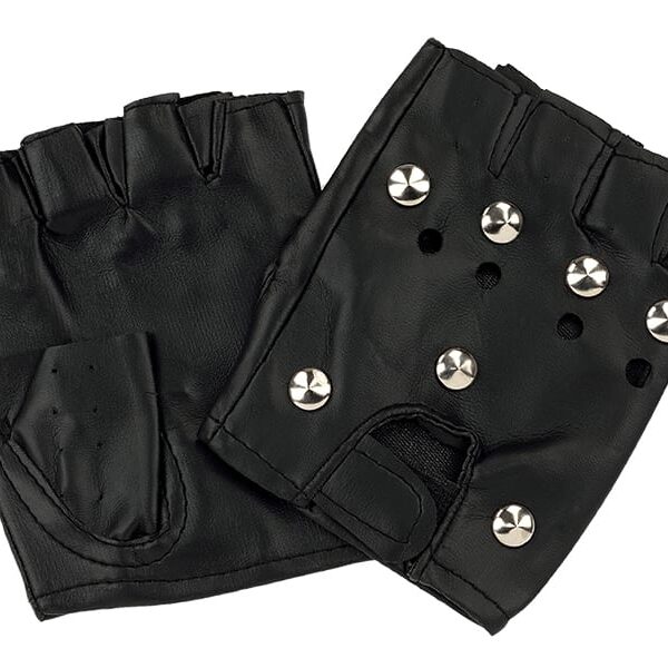 Guanti Punk neri