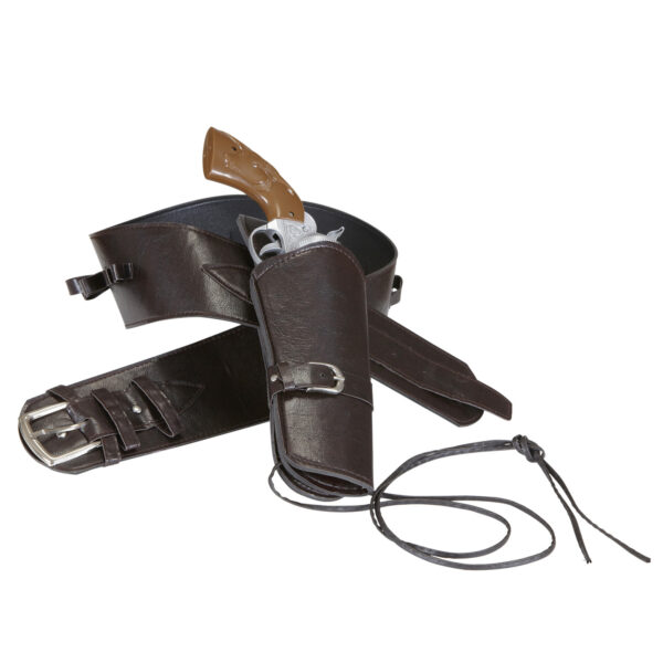 Cinturone Western Marrone con Fondina