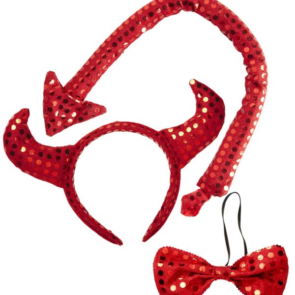 Set da Diavolo con Paillettes