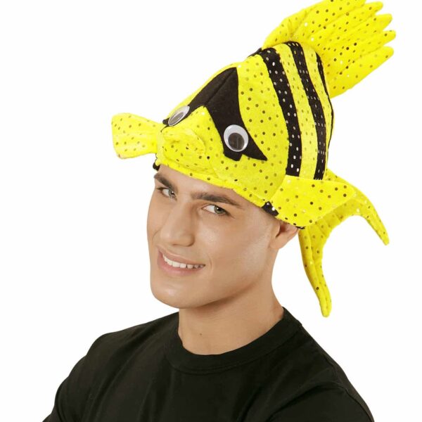 Cappello da Pesce Tropicale Giallo