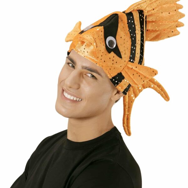 Cappello da Pesce Tropicale Arancione
