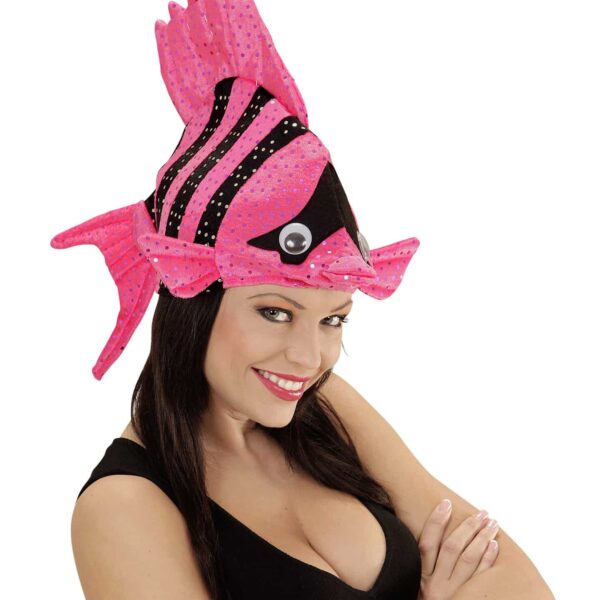 Cappello da Pesce Tropicale Rosa