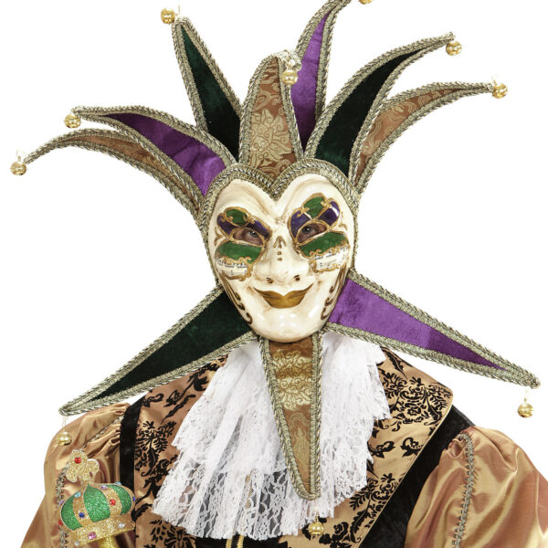 Maschera Veneziana Jolly con Campanelline