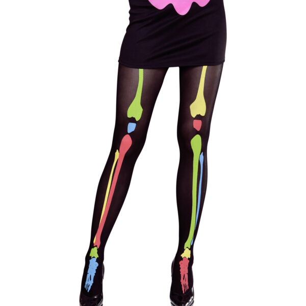 Collant Scheletro Fluorescente
