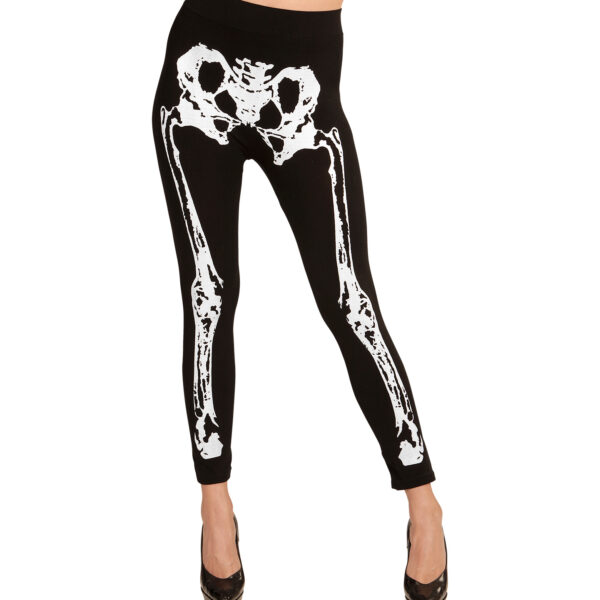 Leggings Neri Scheletro