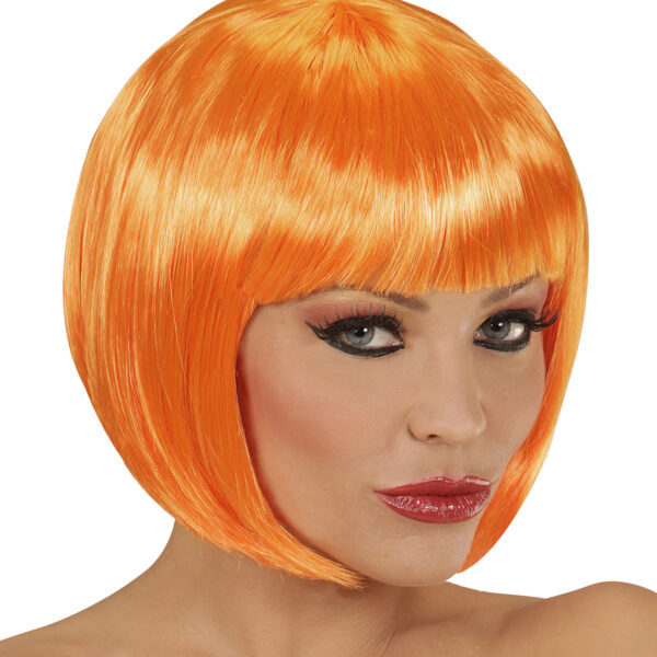 Parrucca Arancione a Caschetto