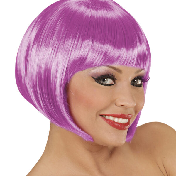 Parrucca Magenta a Caschetto