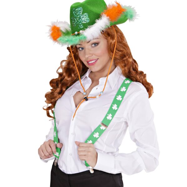 Cappello da Cowboy Verde da San Patrizio