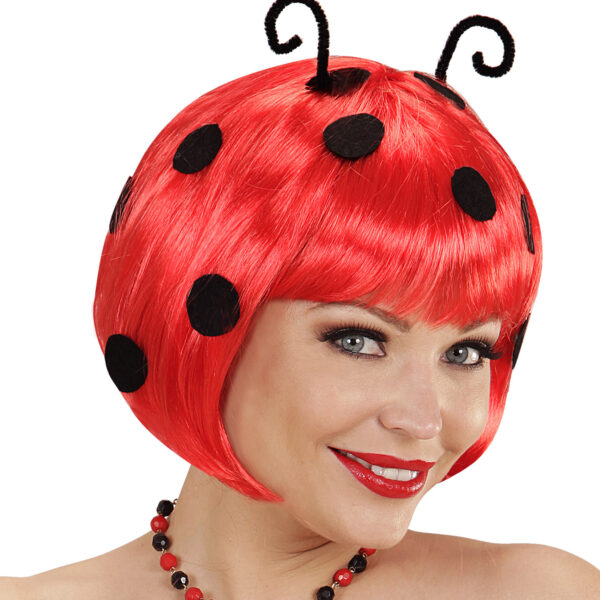 Parrucca Rossa e Nera da Coccinella