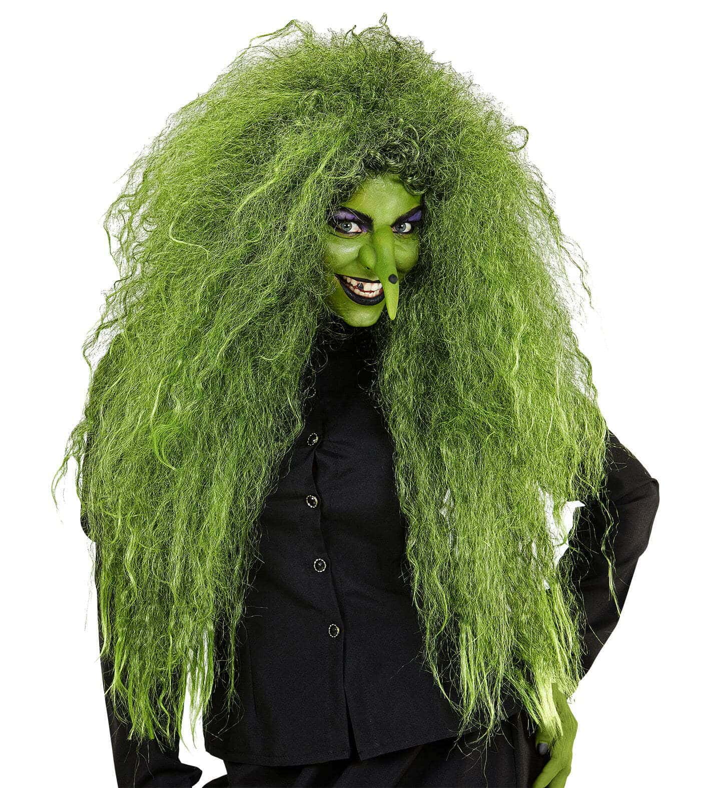 Parrucca Verde Folta da Strega