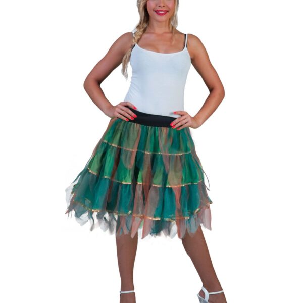Sottogonna Verde e Oro in Tulle