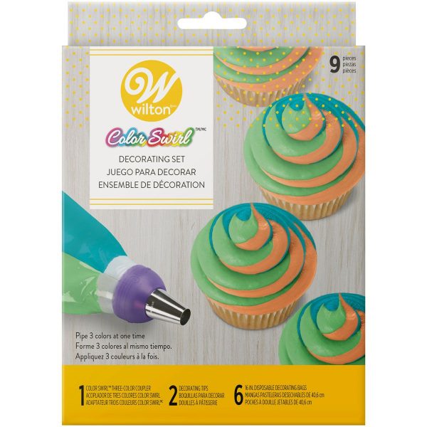 Wilton Colorswirl Tri-Color Coupler Set Di Decorazione set 9