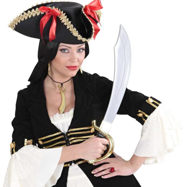 Set Collana e Orecchini Sciabola Pirata