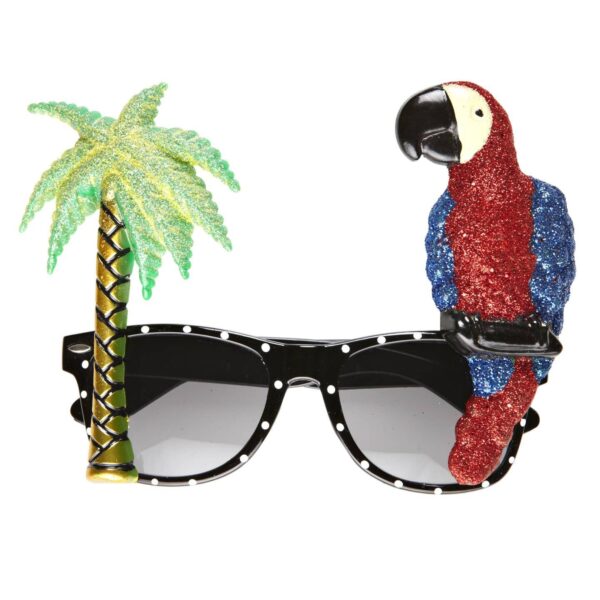 Occhiali Tropicali con Pappagallo