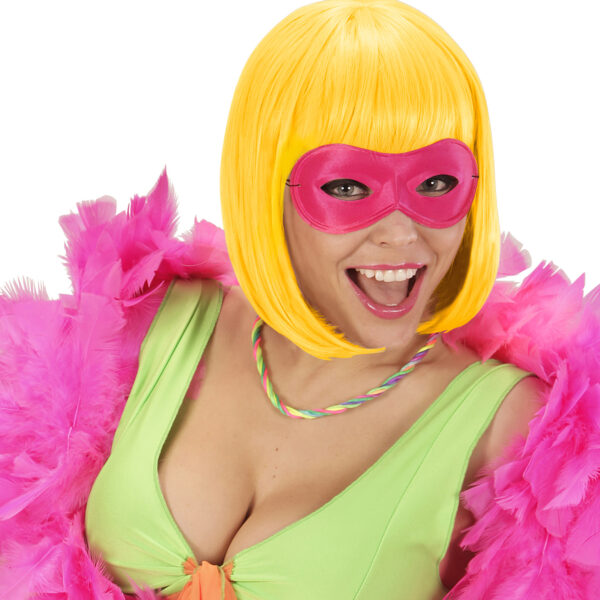 Maschera Domino Fluorescente Colori Assortiti