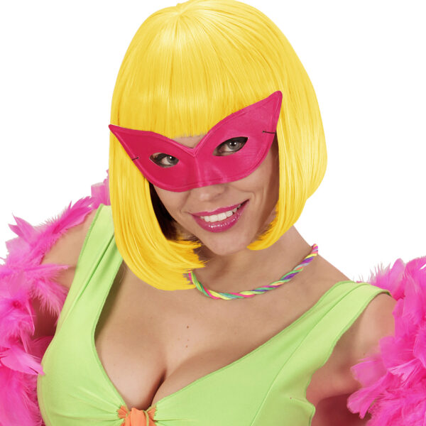Maschera Domino Fluorescente Colori Assortiti