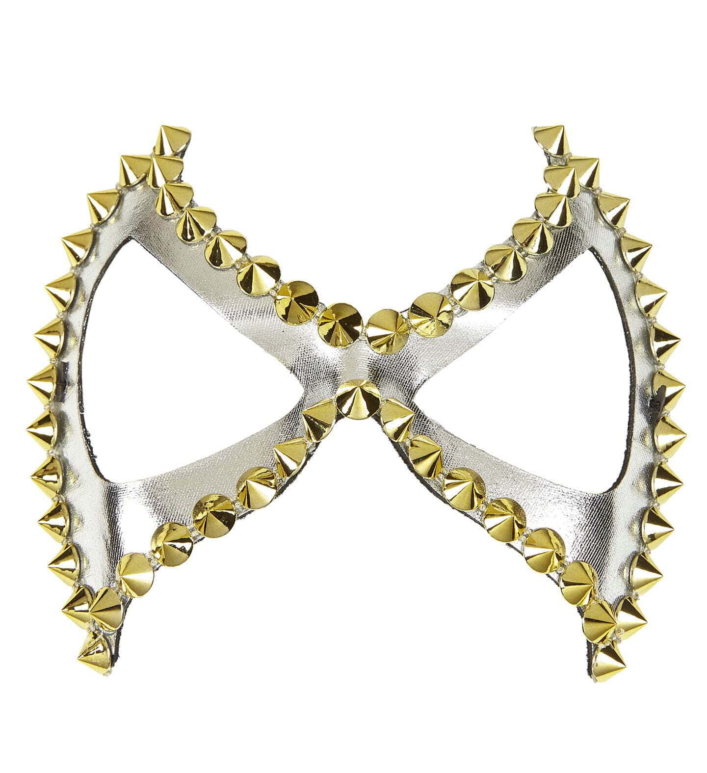 Maschera Argento Diabolik Borchiata