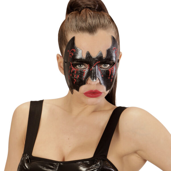 Maschera da Pipistrello con Occhi Sanguinanti