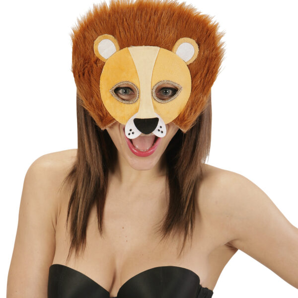 Maschera da Leone in Peluche