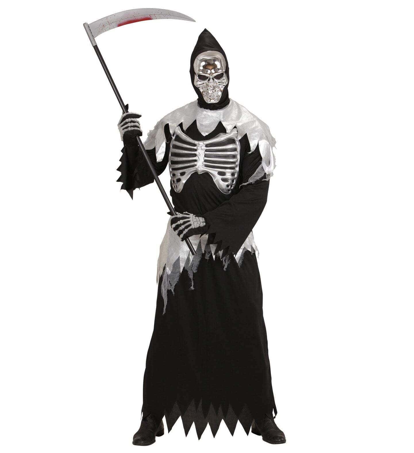 Costume da Grim Reaper Argentato