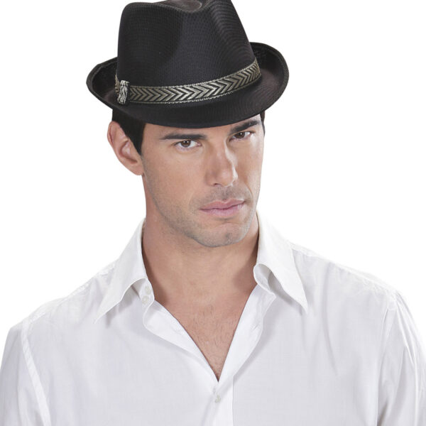 Cappello da Gangster Nero