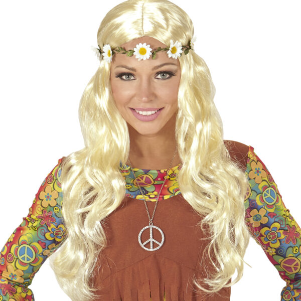 Parrucca Bionda da Hippie
