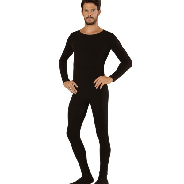 Tuta BodySuite Nera da Uomo