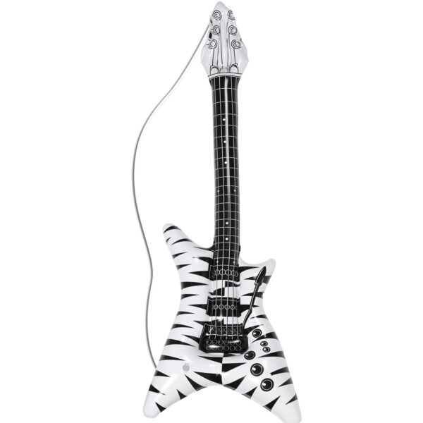 Chitarra Elettrica Gonfiabile Zebrata