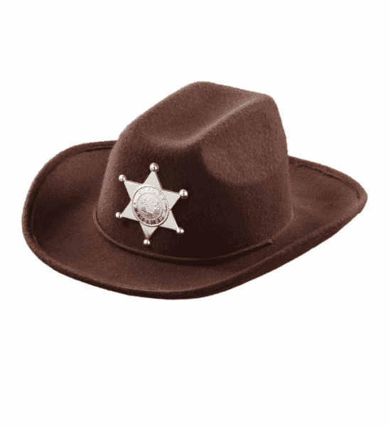 Cappello da Sceriffo Marrone