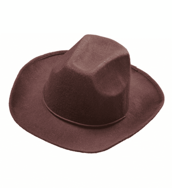 Cappello da Cowboy Marrone