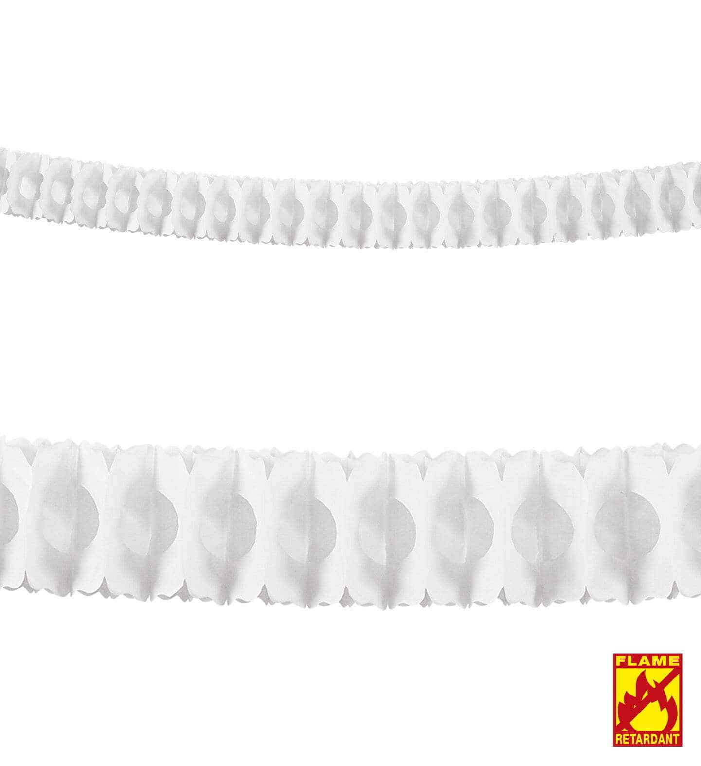 Festone in Carta Boa Bianco