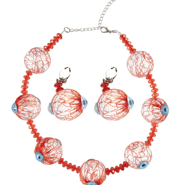 Collana e Orecchini Occhi