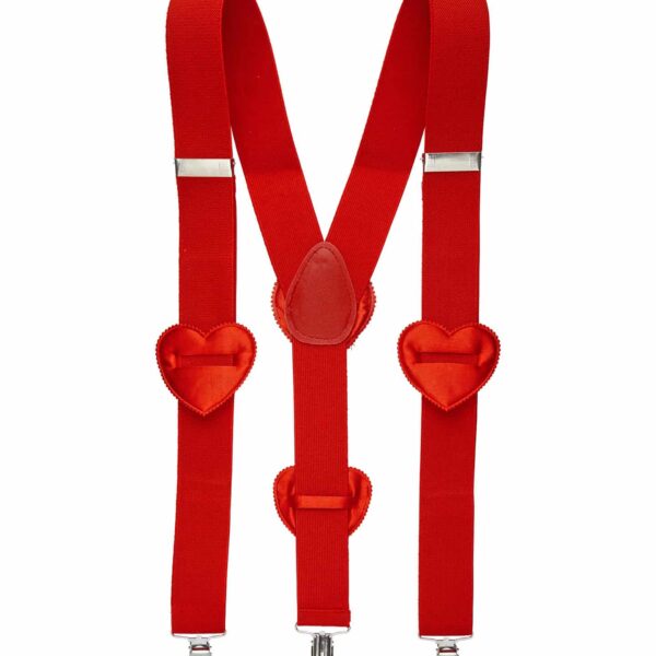 Bretelle Rosse con Cuori