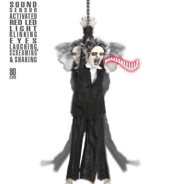 Scenografia Vampiro Appeso con Movimento Suoni e Luci