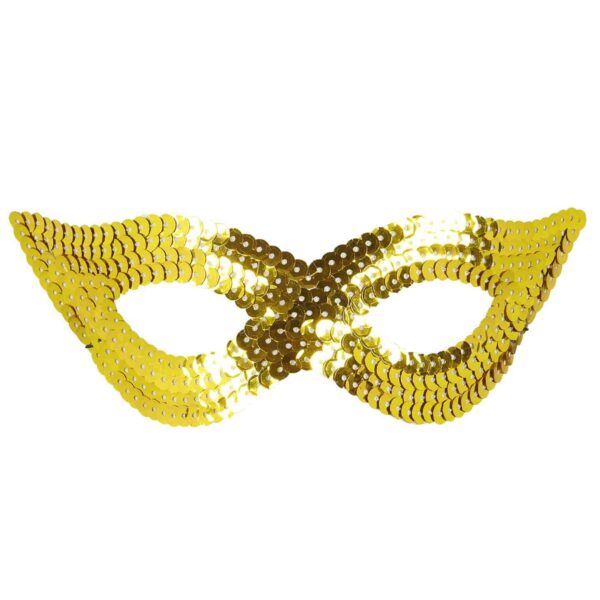 Maschera Farfallina Oro in Paillette